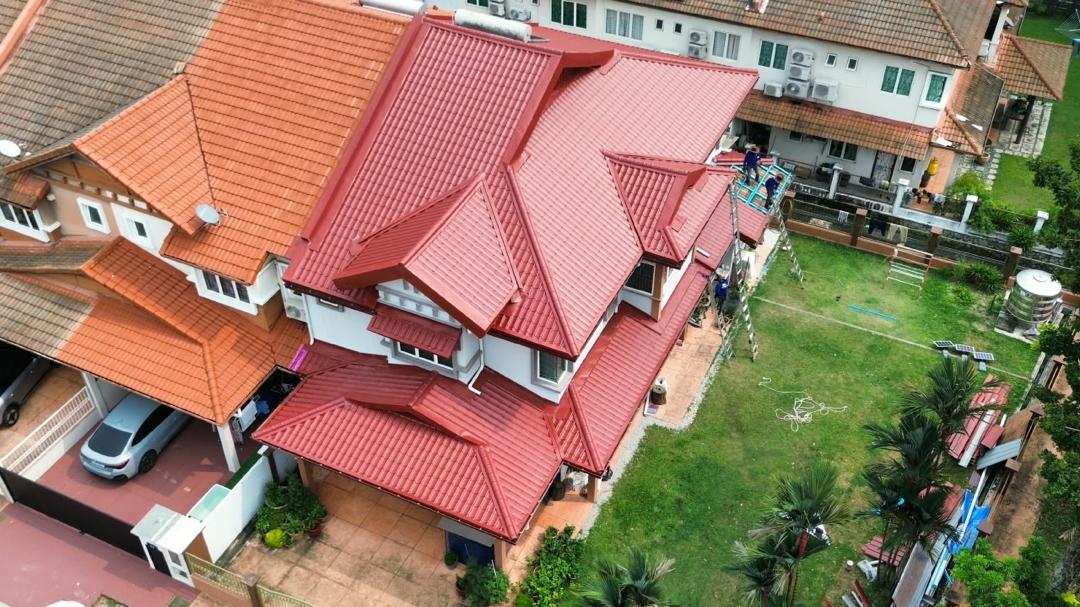 Completed roofing project in SPK Sunway Damansara